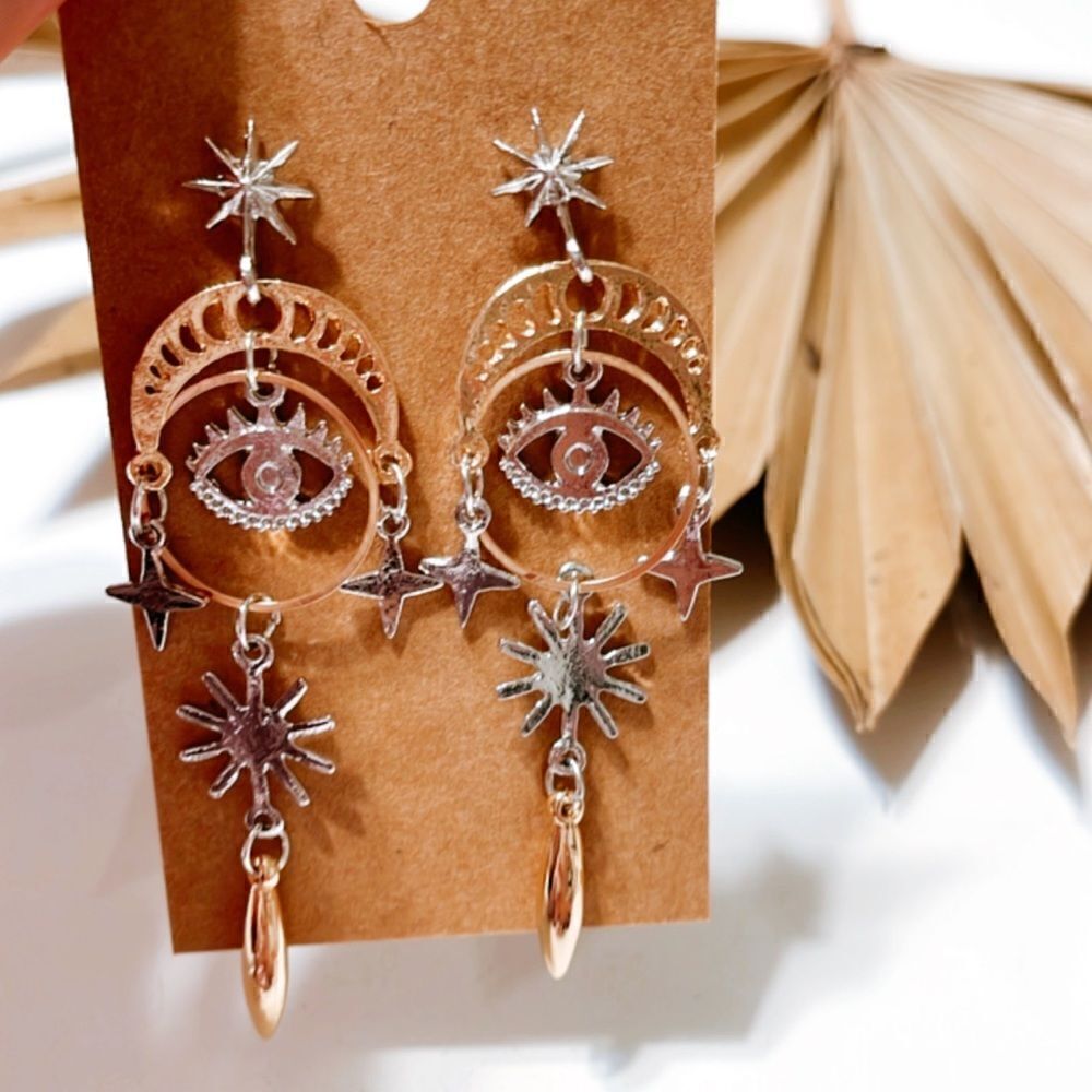 Evil eye earrings  #667